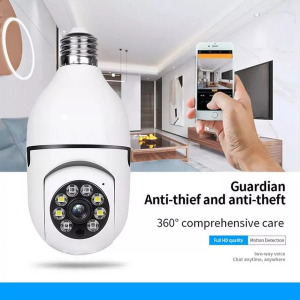 Camara Ip De Seguridad 360° Bombillo Wif